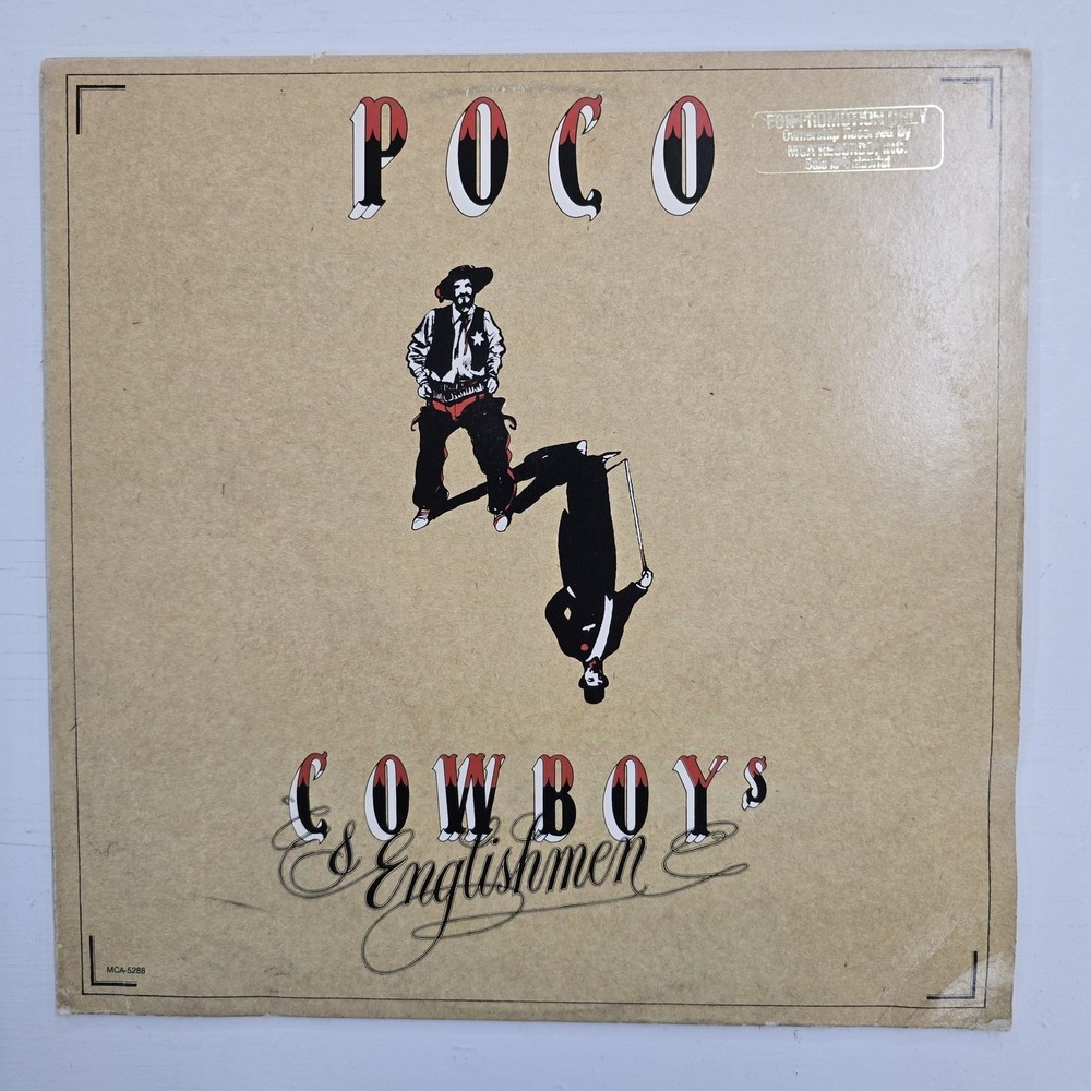 Poco  Cowboys and Englishmen LP VG+/VG Classic Rock 1982 Vintage Vinyl Stereo 10
